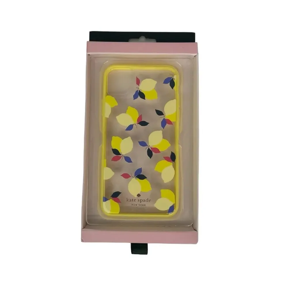 Kate Spade Clear Lemons Print iPhone 11 Pro Max Lemons Phone Case